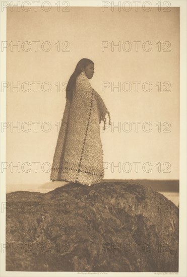 Cowichan Girl, 1912. Creator: Edward Sheriff Curtis.