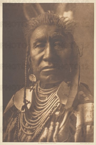 Fish Shows - Apsaroke, 1908.  Creator: Edward Sheriff Curtis.