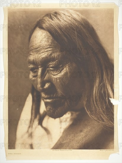 Two Strike, 1907. Creator: Edward Sheriff Curtis.