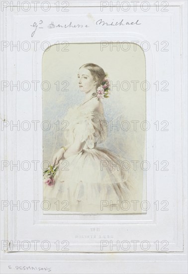 Grand Duchess Michael, 1860-69. Creator: Émile Desmaisons.
