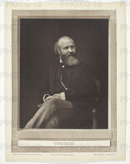 Gounod, c. 1876. Creator: Ferdinand J. Mulnier.