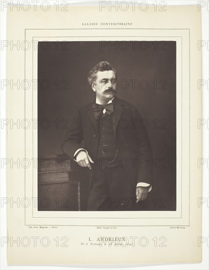 L. Andrieux, c. 1876. Creator: Ferdinand J. Mulnier.