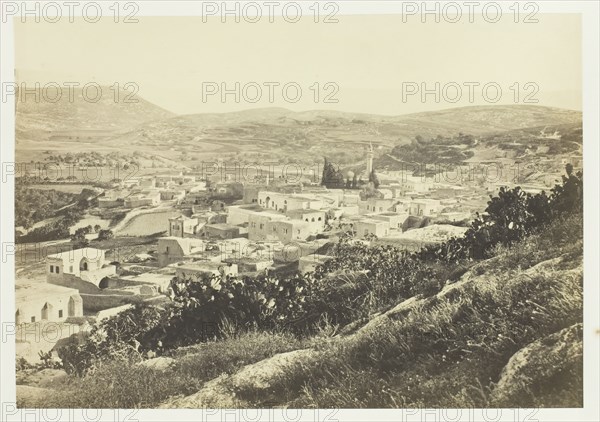 Nazareth, From the North-West, 1857. Creator: Francis Frith.