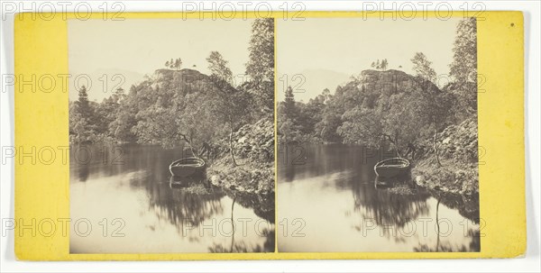 Loch Katrine, looking West, Mid 19th century. Creator: George Washington Wilson.