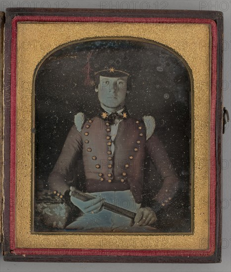 Untitled (John Drew, War Drummer, Mexican-American War), 1847. Creator: H. R. Grant.