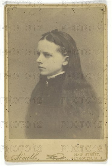 Untitled (girl with long hair), mid-late 19th century. Creator: H. S. Heath.