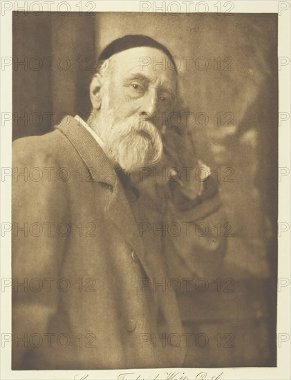 George Frederick Watts, R.A., c. 1893. Creator: Henry Herschel Hay Cameron.