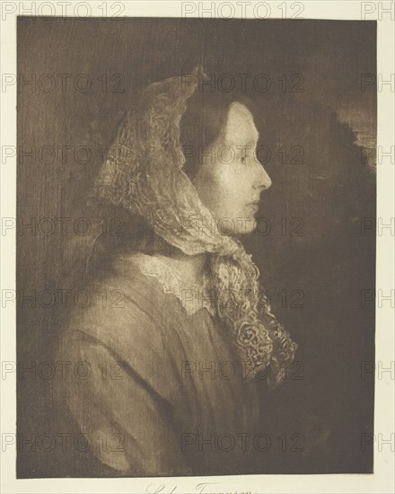 Lady Tennyson, c. 1893. Creator: Henry Herschel Hay Cameron.