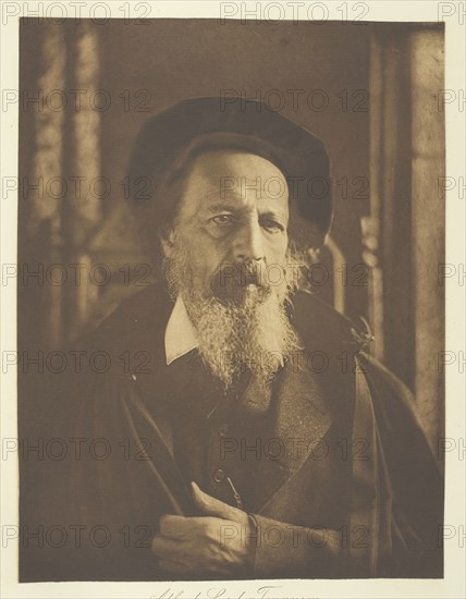 Alfred, Lord Tennyson, 1888, printed c. 1893. Creator: Henry Herschel Hay Cameron.