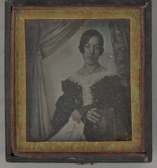 Untitled (Portrait of a Woman), 1840. Creator: Huddleston & Co.