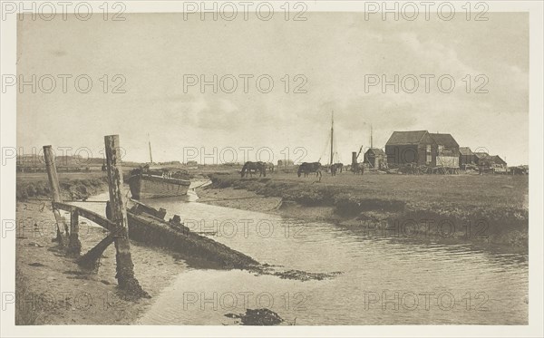 A Tidal River, East Coast, 1880/90, printed April 1890. Creator: J. B. B. Wellington.