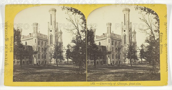 University of Chicago, front view, 1890/99. Creator: John Carbutt.