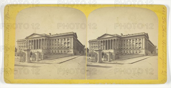 U.S. Treasury, late 19th century. Creator: J F Jarvis.