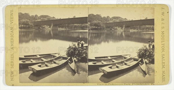 View in Fairmount Park, Philadelphia, Pennsylvania., 1873/81. Creator: J.W. & J.S. Moulton.