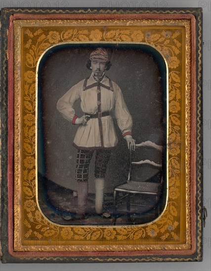 Untitled (Portrait of a Standing Circus Performer), 1855. Creator: Jesse Harrison Whitehurst.