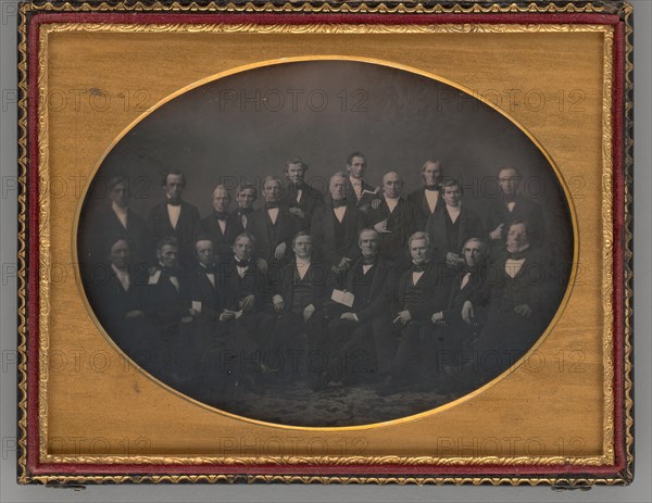 Untitled (Group Portrait of Men), 1852. Creator: John Adams Whipple.