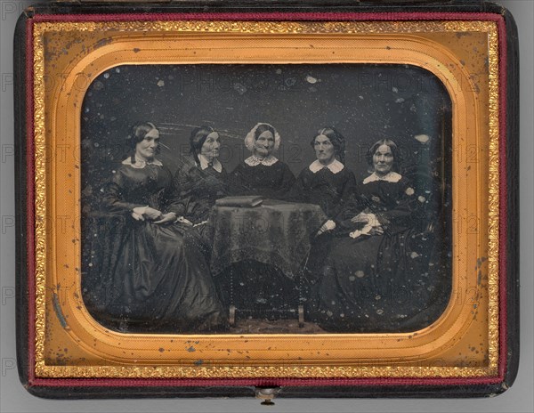 Untitled (Stone Sisters, Lincoln, Massachusetts), 1850. Creator: John Adams Whipple.