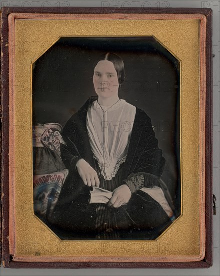 Untitled (Portrait of a Seated Woman), 1847. Creator: John Plumbe.