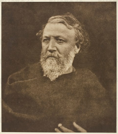 Robert Browning, 1865, printed 1875. Creator: Julia Margaret Cameron.