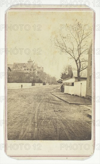 Untitled (carriage tracks), 1850-1880s.  Creator: Joshua Appleby Williams.