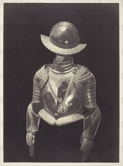 Musket-Proof Half Armor of King Philip III (Media Armadura a Prueba de Mosquete...), c. 1868. Creator: Juan Laurent.