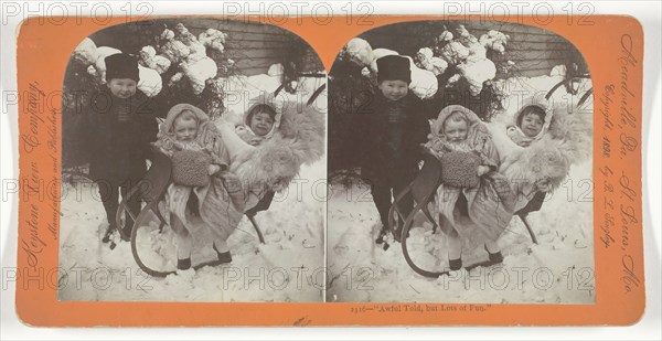 Awful Told, but Lots of Fun, 1898. Creator: Keystone View Company.