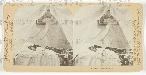 Her Guardian Angel, 1894. Creator: Keystone View Company.