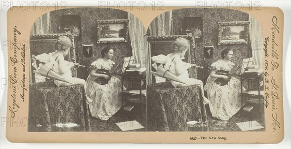 The New Song, 1899. Creator: Keystone View Company.