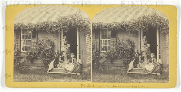 Home! Thy Joys are passing Lovely, 1855/75. Creators: Kilburn Brothers, BW Kilburn.