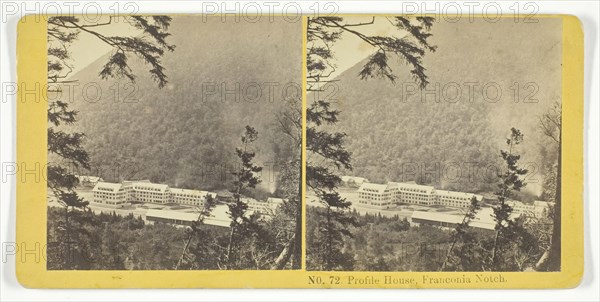 Profile House, Franconia Notch, 1855/75. Creators: Kilburn Brothers, BW Kilburn.
