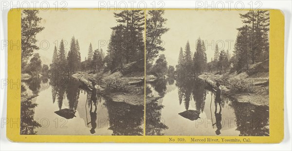Merced River, Yosemite, Cal., 1855/75. Creators: Kilburn Brothers, BW Kilburn.