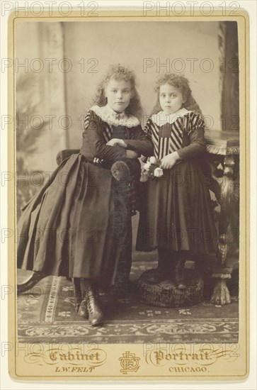 Untitled (Two Sisters), 1870/90. Creator: L. W. Felt.