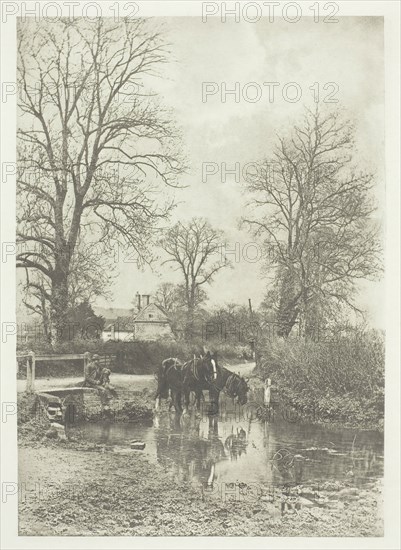 Sleepy Hollow, c. 1889, printed 1889. Creator: Joseph Gale.