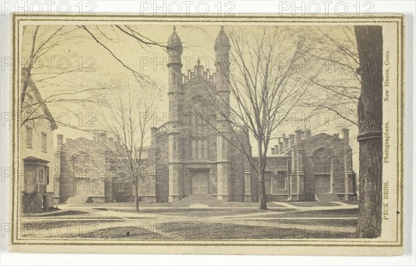 Library, Yale University, 19th century.  Creator: Peck Brothers.