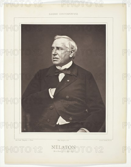 Nélaton, c. 1876. Creator: Pierre Petit.