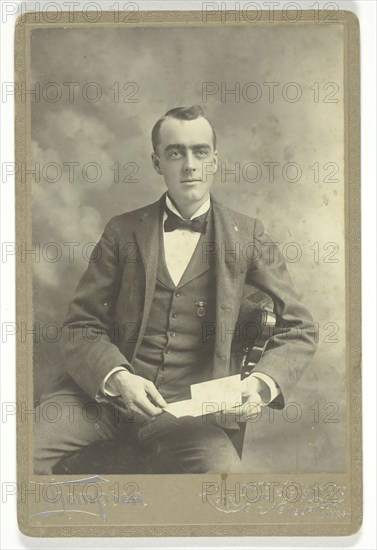 Untitled (Portrait of Seated Man), 1880/1899. Creator: Thompson Studio.