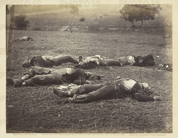 Field Where General Reynolds Fell, Gettysburg, July 1863. DUPE? Creator: Tim O'Sullivan.