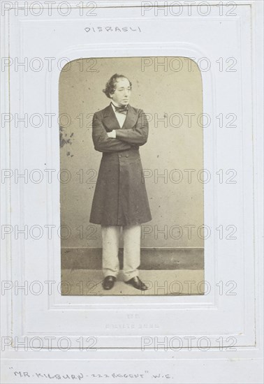 Benjamin Disraeli, 1860-69. Creator: William Edward Kilburn.