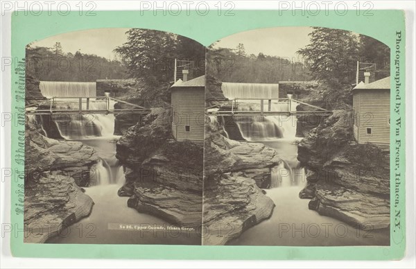 Upper Cascade. Ithaca Gorge, late 19th century. Creator: William Frear.