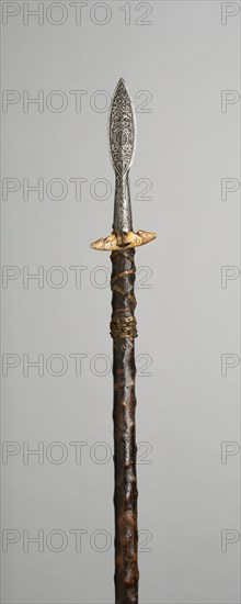 Boar Spear, Austria, 1680/1700 with later decoration. Creator: Unknown.