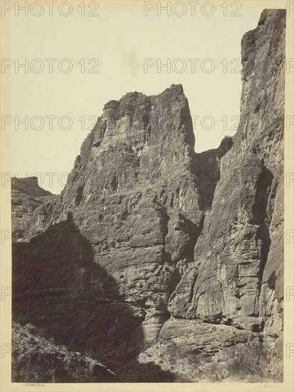 Cañon of Kanab Wash, Colorado River, Looking South, 1872. Creator: William H. Bell.