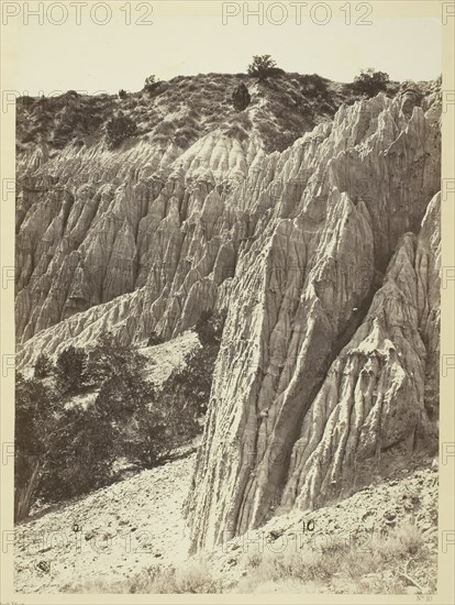 Rain Sculpture, Salt Creek Cañon, Utah, 1872. Creator: William H. Bell.