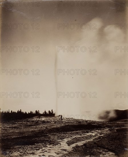 Old Faithful, 1871. Creator: William H. Jackson.