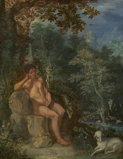 Saint John the Baptist in the Wilderness, c. 1602/03. Creator: Adam Elsheimer.