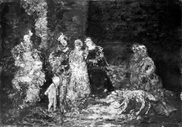 The Fairies, 1870/80. Creator: Adolphe Monticelli.