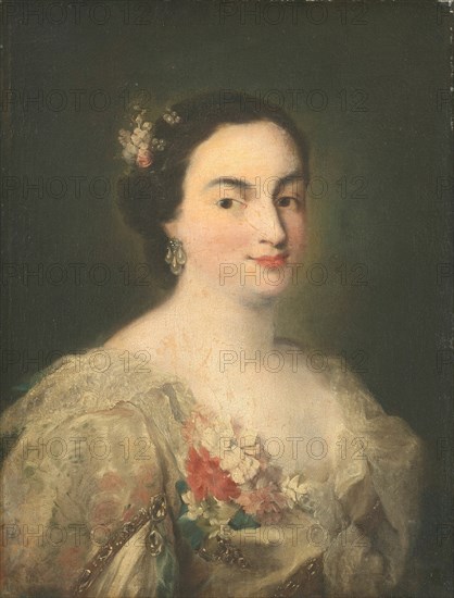 Portrait of a Young Woman, c. 1760. Creator: Alessandro Longhi.