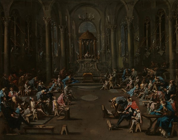 The Synagogue, 1725/35. Creator: Alessandro Magnasco.