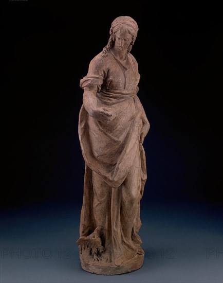 One of the Set of the Four Evangelists: John, modeled c. 1580. Creator: Alessandro Vittoria.