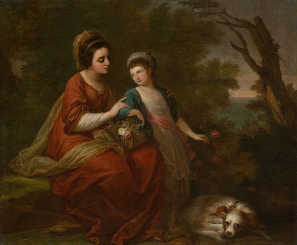 Mrs. Hugh Morgan and Her Daughter, c. 1771. Creator: Angelica Kauffman.