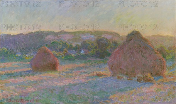 Stacks of Wheat (End of Summer), 1890/91. Creator: Claude Monet.